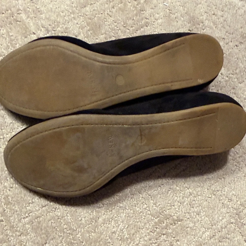 J. Crew Black Suede Ballet Flats - Picture 6 of 6